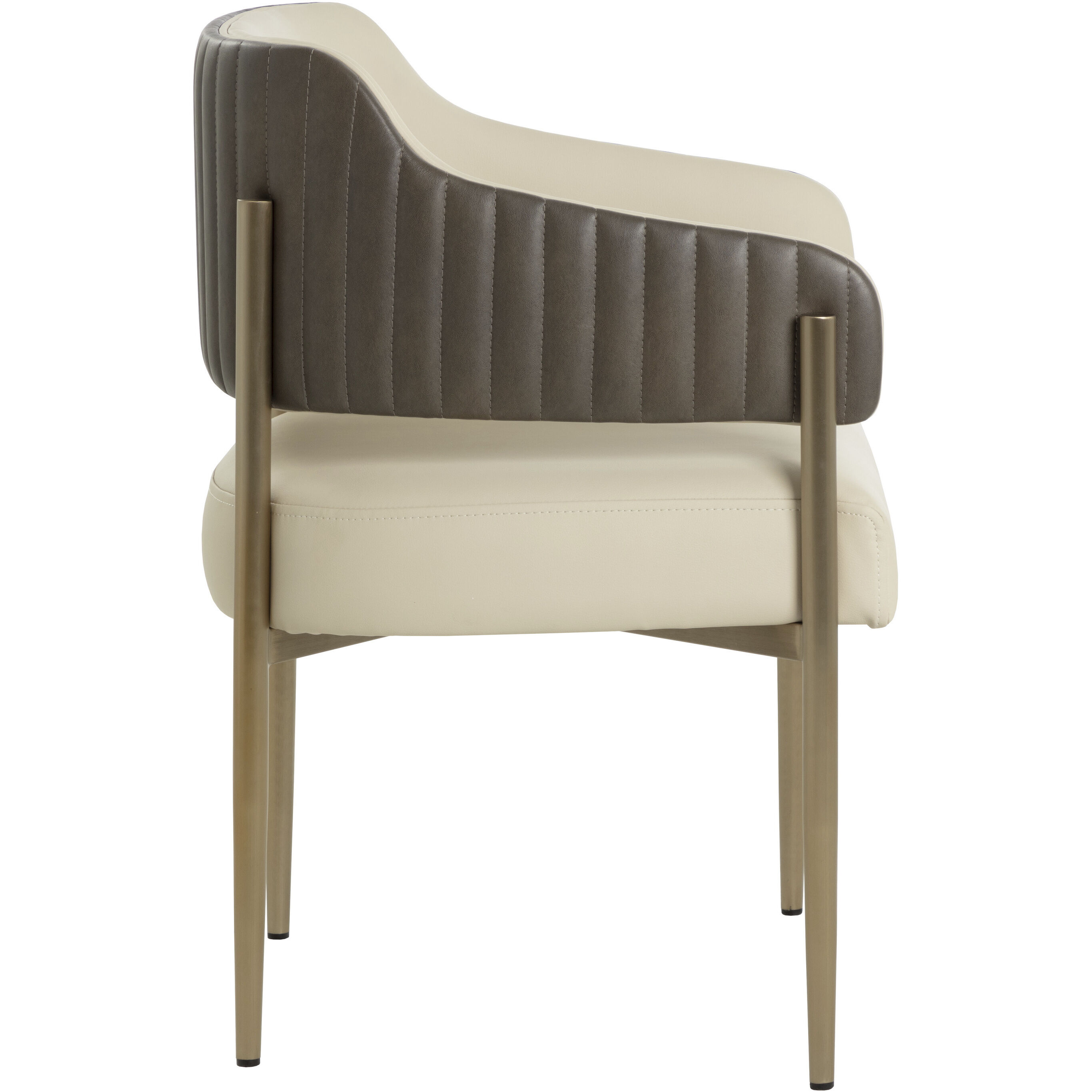 Tova Dillon Cream / Bravo Ash Dining Armchair